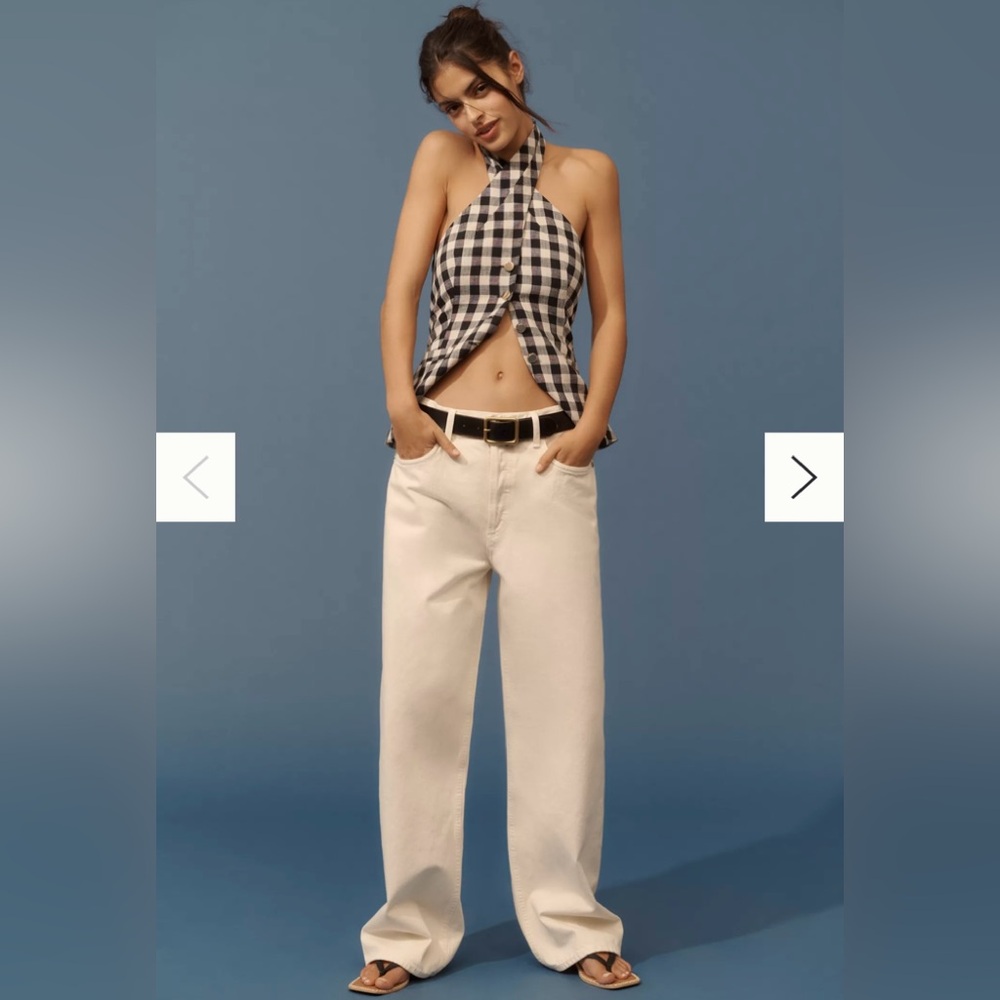 NWT Agolde Low Slung Baggy Jeans, 29, Solar